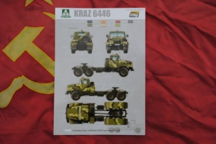 TAKOM 2019 UKRAINE KRAZ-6446 TRACTOR with ChMZAP-5247G SEMI TRAILER 